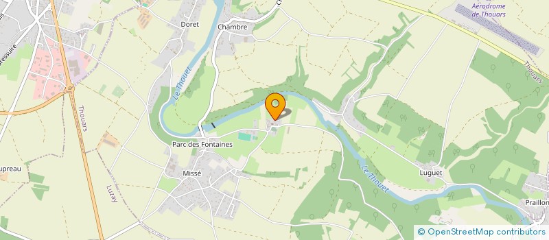 localisation de l'entreprise CONCIERGERIE THOUARSAISE  THOUARS