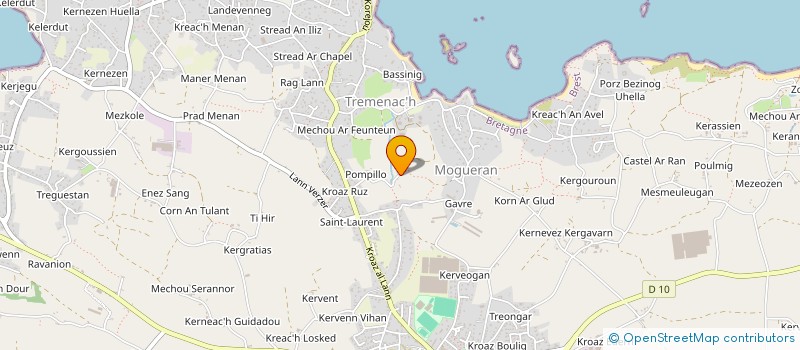 localisation de l'entreprise CONCIERGERIE TY-ANNE  PLOUGUERNEAU
