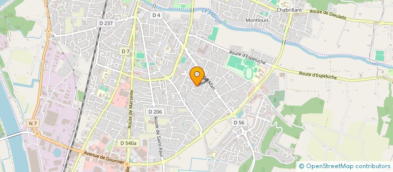 localisation de l'entreprise CONCILHOME  MONTELIMAR