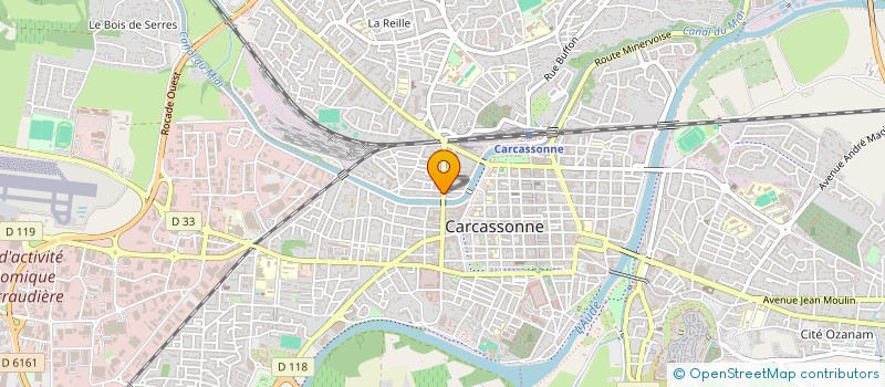 localisation de l'entreprise CONCILIAD SUD à CARCASSONNE