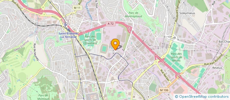 localisation de l'entreprise CONCILIAE COURTAGE  SAINT-ETIENNE