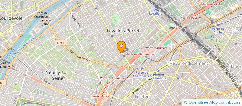 localisation de l'entreprise CONCILIUM à LEVALLOIS-PERRET