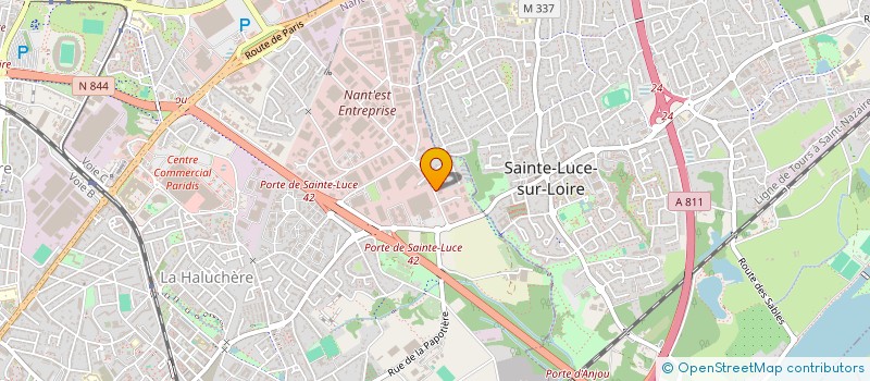 localisation de l'entreprise CONCILIUM ENVIRONNEMENT à NANTES