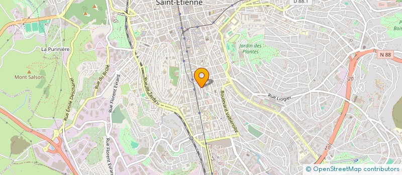 localisation de l'entreprise CONCILIUM TRANSAC  SAINT-ETIENNE