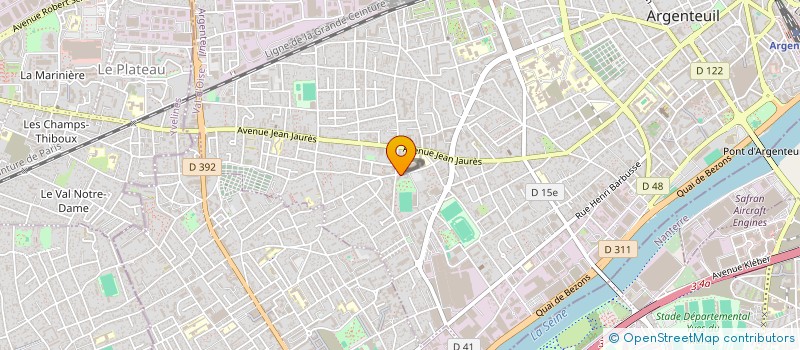 localisation de l'entreprise CONCIS à ARGENTEUIL