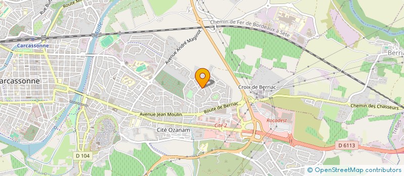 localisation de l'entreprise CONCLAVIS à CARCASSONNE