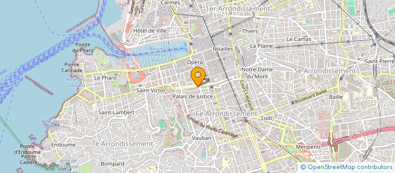 localisation de l'entreprise CONCOMITANCE à MARSEILLE