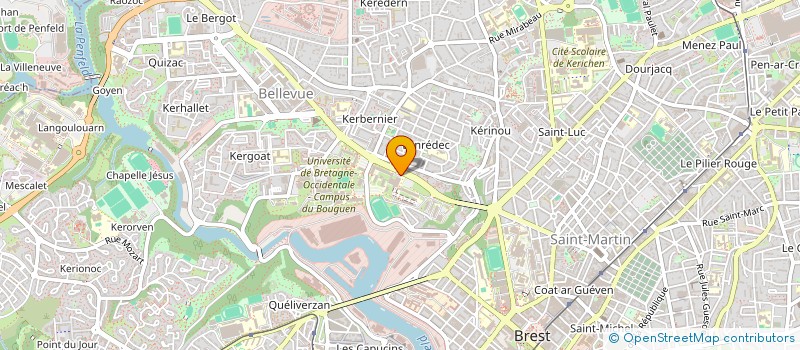 localisation de l'entreprise CONCOORD GECOM à BREST