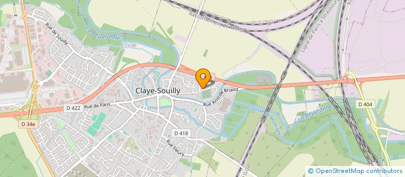 localisation de l'entreprise CONCORD TRANSPORT  CLAYE-SOUILLY