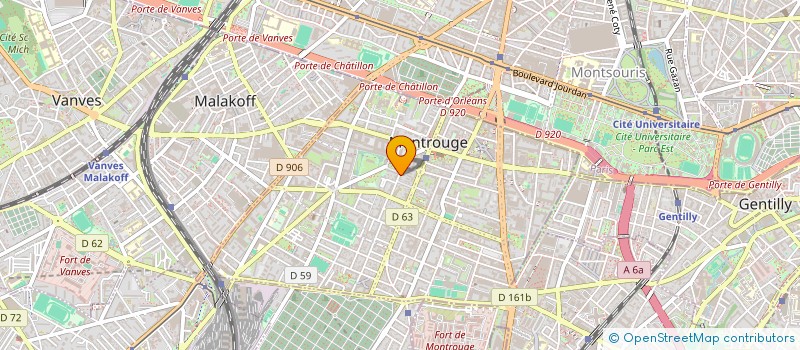 localisation de l'entreprise CONCORDANCE à MONTROUGE