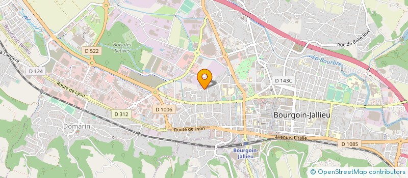 localisation de l'entreprise CONCORDE  BOURGOIN-JALLIEU