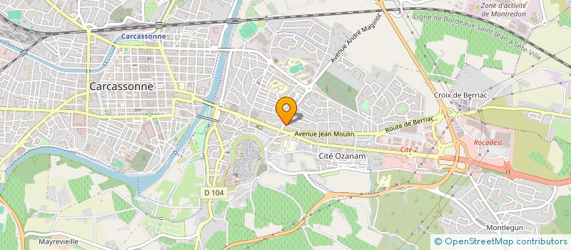 localisation de l'entreprise CONCORDE à CARCASSONNE
