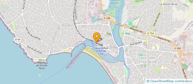 localisation de l'entreprise CONCORDE à SAINT-GILLES-CROIX-DE-VIE