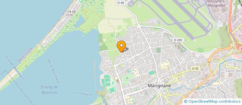 localisation de l'entreprise CONCORDE à MARIGNANE