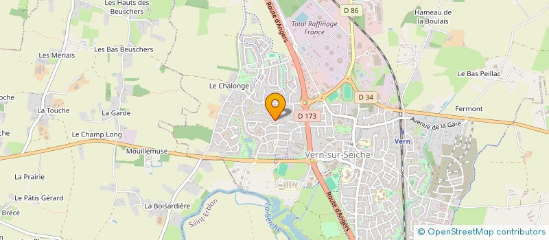 localisation de l'entreprise CONCORDE  VERN-SUR-SEICHE