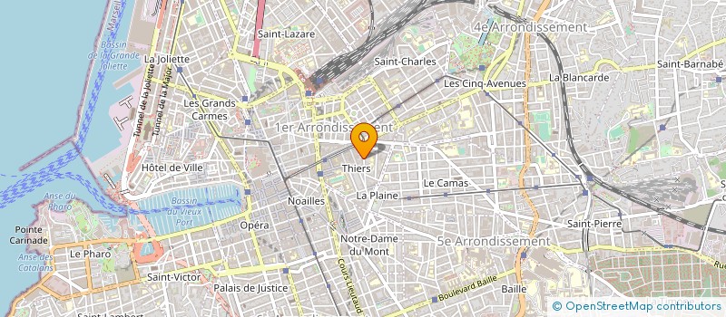 localisation de l'entreprise CONCORDE ARCHITECTURE ET URBANISME à MARSEILLE
