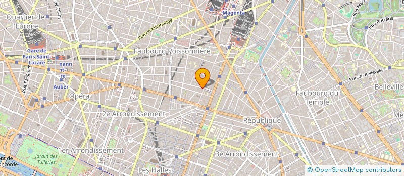 localisation de l'entreprise CONCORDE ASCENSEURS à PARIS