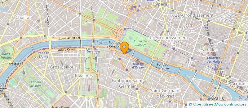 localisation de l'entreprise CONCORDE ATLANTIQUE à PARIS