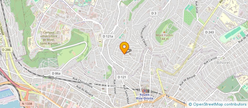 localisation de l'entreprise CONCORDE CARTIER  MONT-SAINT-AIGNAN