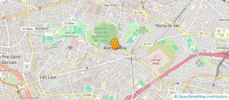 localisation de l'entreprise CONCORDE CONSTRUCTION DECORATION  ROMAINVILLE