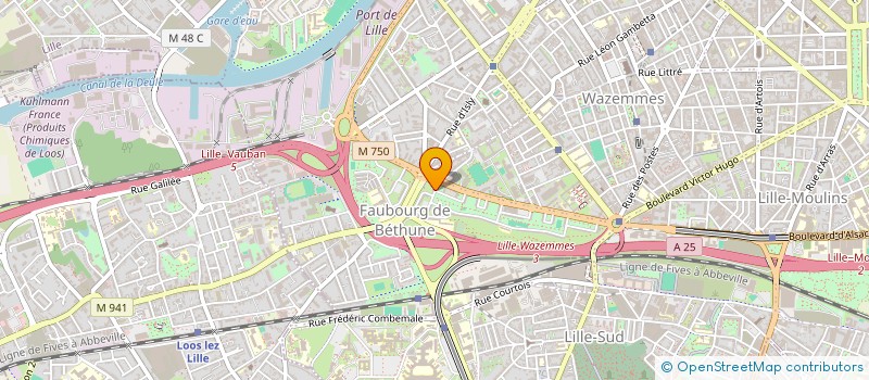 localisation de l'entreprise CONCORDE COURSES à LILLE