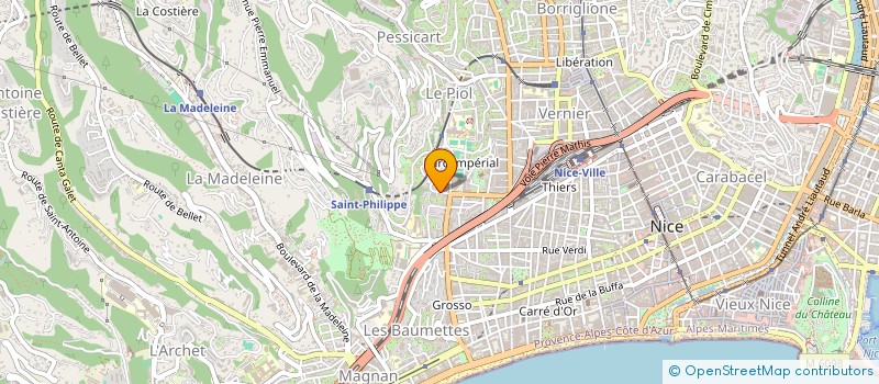 localisation de l'entreprise CONCORDE (D'AZUR) à NICE
