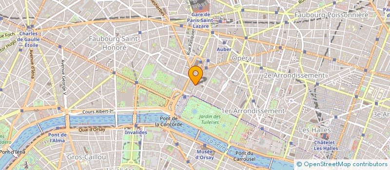 localisation de l'entreprise CONCORDE DESIGN à PARIS