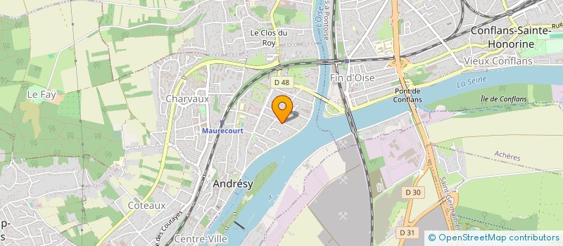 localisation de l'entreprise CONCORDE IMMO  ANDRESY