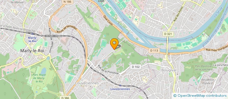 localisation de l'entreprise CONCORDE IMMOBILIER  LOUVECIENNES