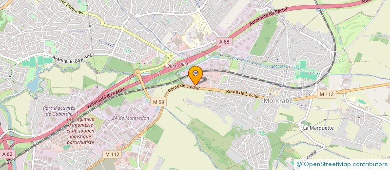 localisation de l'entreprise CONCORDE IMMOBILIER DIAGNOSTICS  MONTRABE