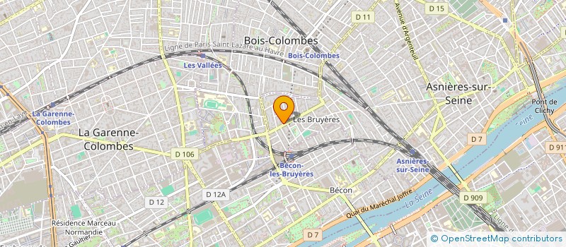 localisation de l'entreprise CONCORDE INVESTISSEMENTS à ASNIERES-SUR-SEINE