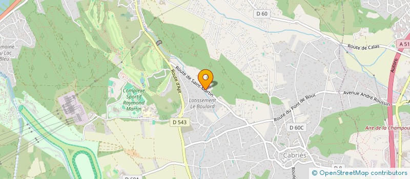 localisation de l'entreprise CONCORDE SARL BOUCHER CHARCUT  CABRIES