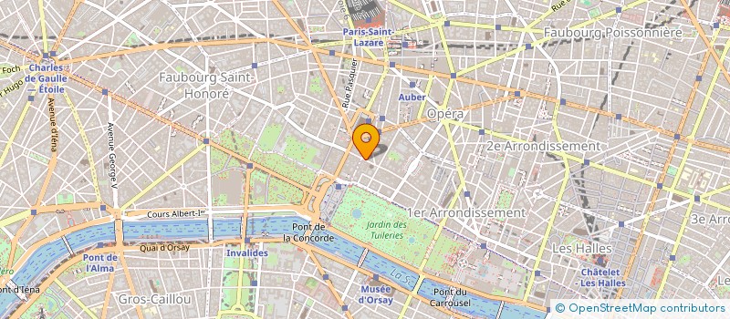 localisation de l'entreprise CONCORDE VENDOME  PARIS