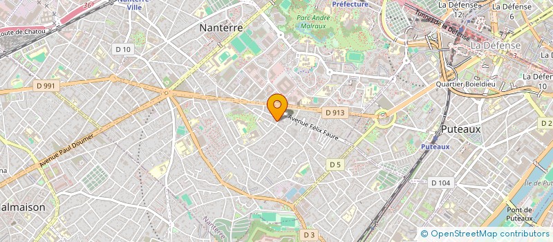 localisation de l'entreprise CONCOUREO FR  NANTERRE