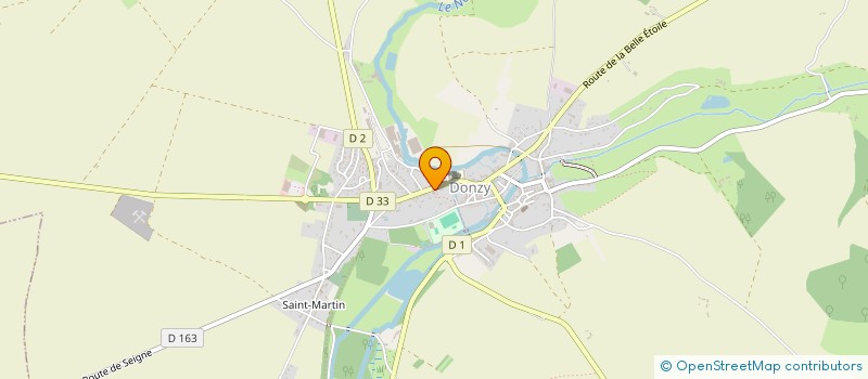 localisation de l'entreprise CONCOURS 4 SAISONS à DONZY