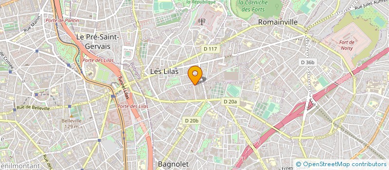 localisation de l'entreprise CONCOURS SERVICES à BAGNOLET