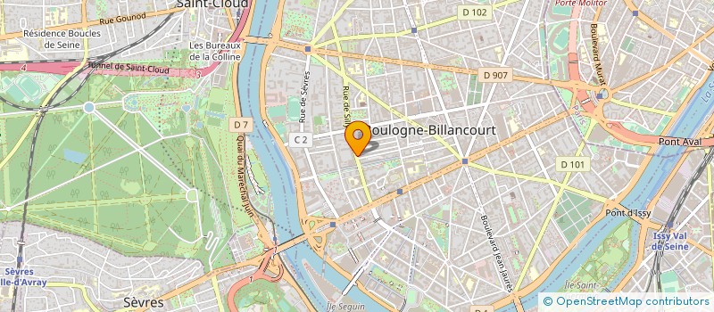 localisation de l'entreprise CONCRET à BOULOGNE-BILLANCOURT