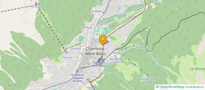 localisation de l'entreprise CONCRETATTO  CHAMONIX-MONT-BLANC