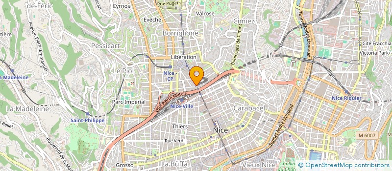 localisation de l'entreprise CONCRETE à NICE