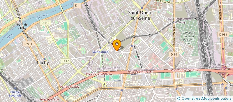 localisation de l'entreprise CONCRETE à SAINT-OUEN-SUR-SEINE