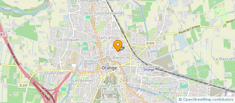localisation de l'entreprise CONCRETE IDEA à ORANGE