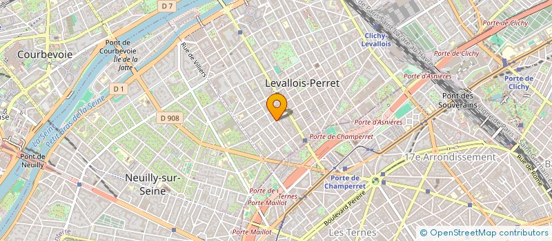 localisation de l'entreprise CONCRETISER à LEVALLOIS-PERRET