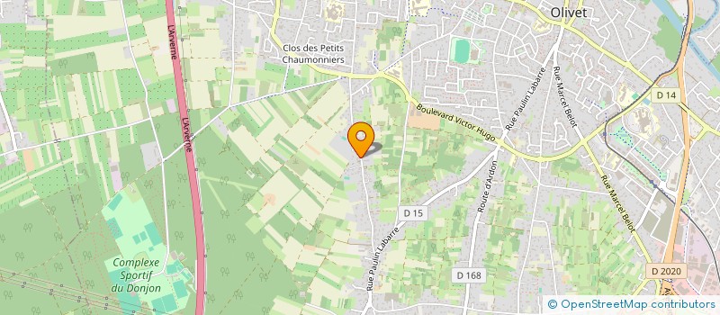 localisation de l'entreprise CONCRETISER L'ESPOIR - OLIVET  OLIVET