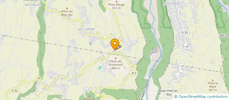 localisation de l'entreprise CONCRETISS  SAINT-JOSEPH