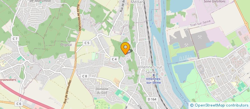 localisation de l'entreprise CONCYNERGY à VILLENNES-SUR-SEINE