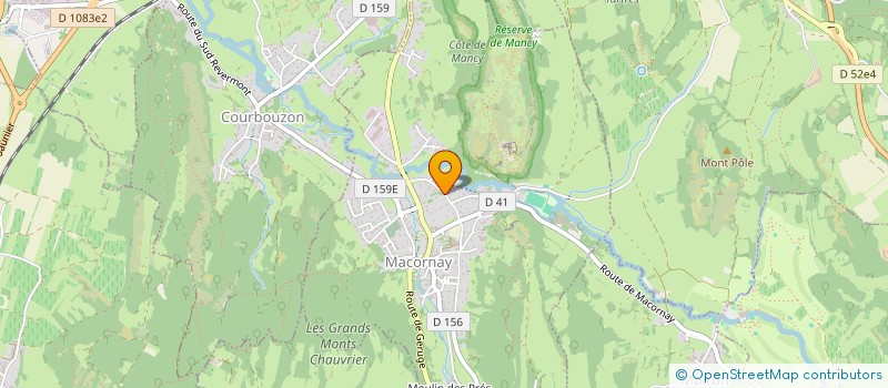 localisation de l'entreprise CONDAMINE  MACORNAY