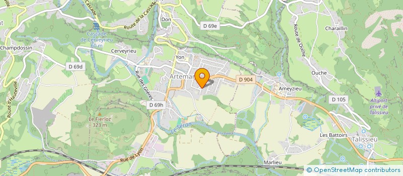 localisation de l'entreprise CONDAT LTP  ARTEMARE