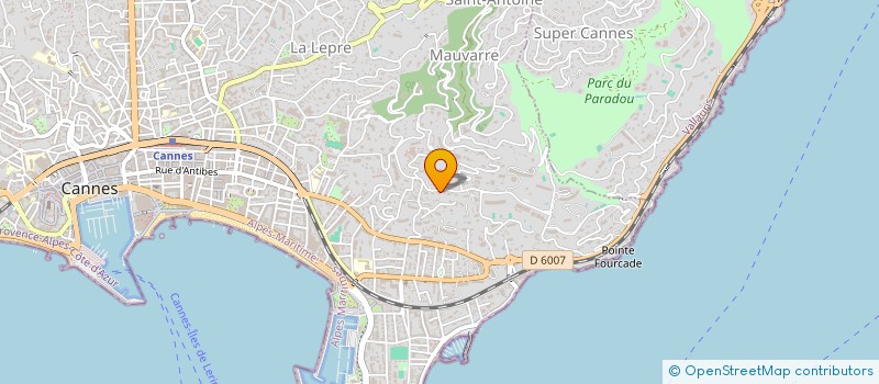 localisation de l'entreprise CONDE 32 à CANNES