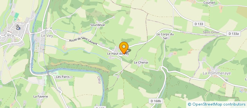 localisation de l'entreprise CONDE AUTOS  LE VEY