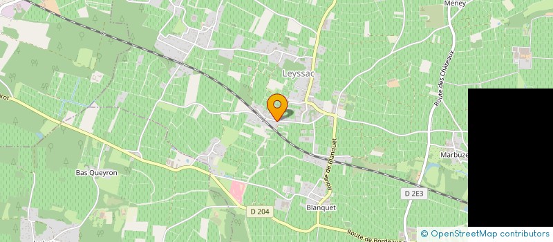 localisation de l'entreprise CONDE BORIBEILLE à SAINT-ESTEPHE